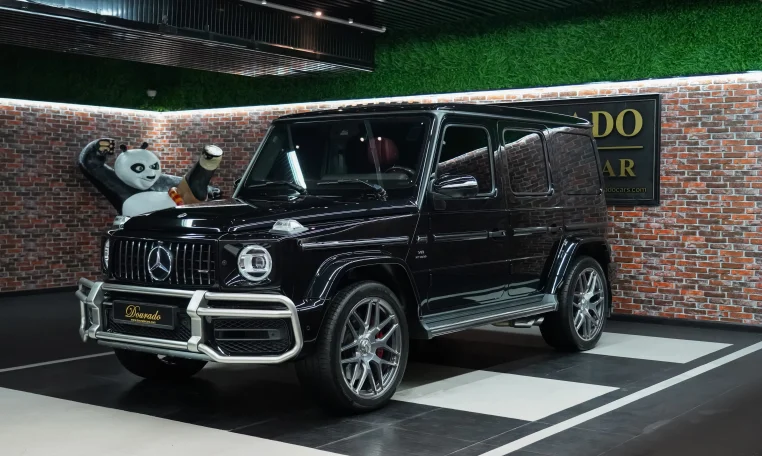 Mercedes G 63 AMG in Black Exterior Color for Sale in Dubai UAE