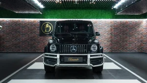 Mercedes G 63 AMG in Black Exterior Color Car for Sale in Dubai