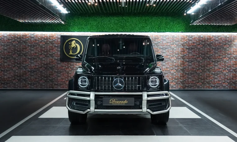 Mercedes G 63 AMG in Black Exterior Color Car for Sale in Dubai