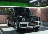 Mercedes G 63 AMG in Black Exterior Color Super Car for Sale in Dubai