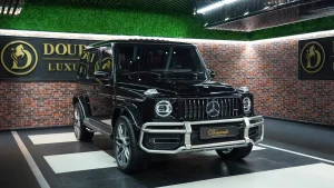 Mercedes G 63 AMG in Black Exterior Color Super Car for Sale in Dubai