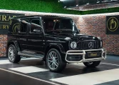 Mercedes G 63 AMG in Black Exterior Color Luxury Car for Sale in Dubai