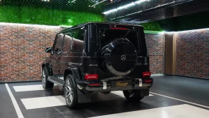 Mercedes G 63 AMG in Black Exterior Color Dealership in UAE