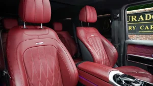 Mercedes G 63 AMG in Black Exterior Color Super Car Dealership in UAE