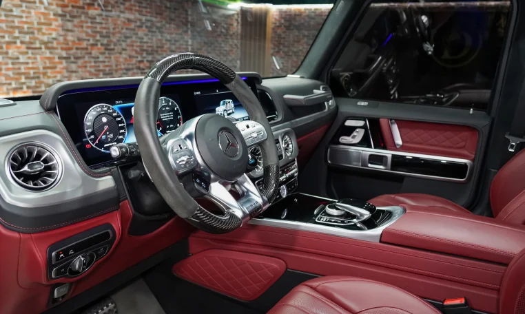 Mercedes G 63 AMG in Black Exterior Color Exotic Car Dealership in UAE