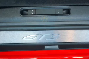 Porsche 911 GT3 RS in Red Dealership in Dubai UAE