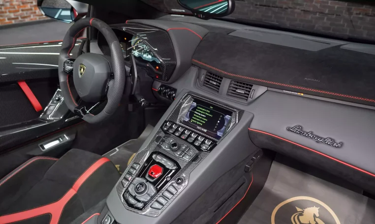 Buy Lamborghini Aventador SVJ Roadster in Red in UAE