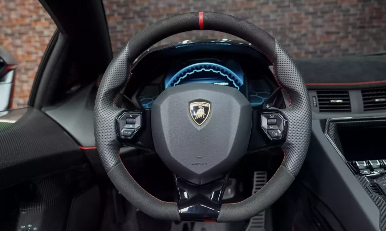 Buy Lamborghini Aventador SVJ Roadster in Red in Dubai UAE