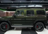 Mercedes-Benz G-Class AMG Double Night Package in Olive Green for Sale in Dubai