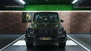 Mercedes-Benz G-Class AMG Double Night Package in Olive Green Car for Sale in Dubai