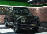 Mercedes-Benz G-Class AMG Double Night Package in Olive Green Super Car for Sale in Dubai
