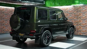 Mercedes-Benz G-Class AMG Double Night Package in Olive Green Exotic Car for Sale in Dubai