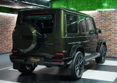 Mercedes-Benz G-Class AMG Double Night Package in Olive Green Dealership in Dubai