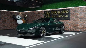 Ferrari Roma 2023 in Verde British Racing for Sale in Dubai UAE