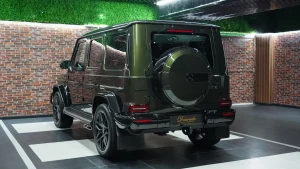 Mercedes-Benz G-Class AMG Double Night Package in Olive Green Dealership in UAE