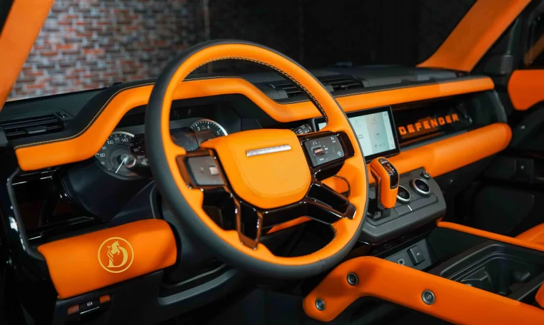 Land Rover Defender 110 P400 SE In Black Luxury Car Dealership Dubai