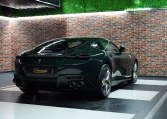 Ferrari Roma 2023 in Verde British Racing Dealership in Dubai
