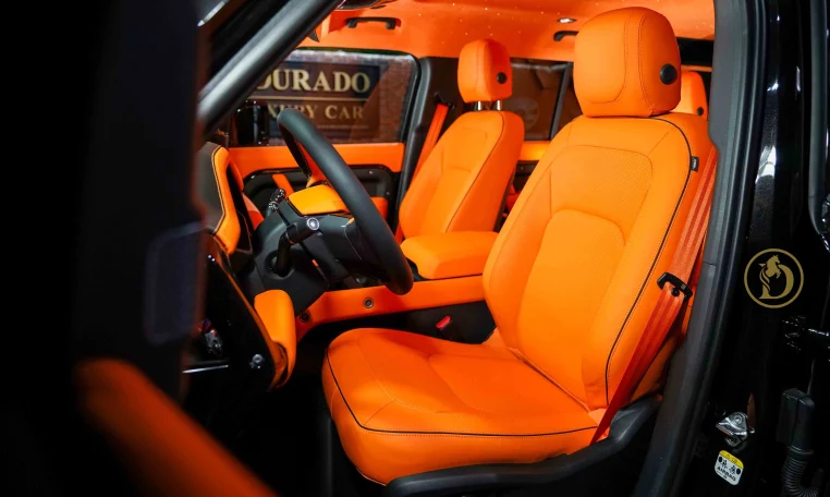 Land Rover Defender 110 P400 SE In Black Luxury car for sale in Dubai