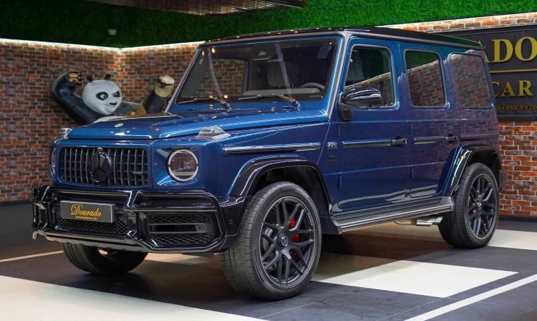 Mercedes G 63 AMG in Blue for Sale in Dubai