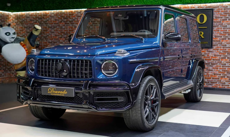 Mercedes G 63 AMG in Blue for Sale in Dubai UAE