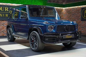 Mercedes G 63 AMG in Blue Car for Sale in Dubai