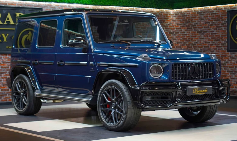 Mercedes G 63 AMG in Blue Super Car for Sale in Dubai