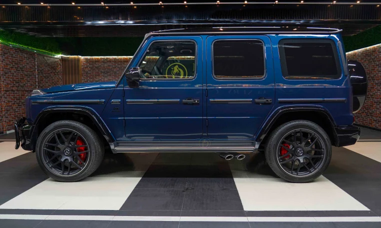 Mercedes G 63 AMG in Blue Exotic Car for Sale in Dubai