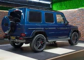 Mercedes G 63 AMG in Blue Dealership in Dubai