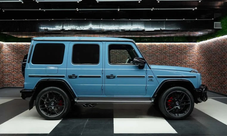 Mercedes-Benz G-Class Double Night Package in China Blue Super Car Sale in Dubai