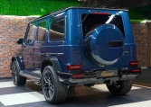 Mercedes G 63 AMG in Blue Car Dealership in UAE