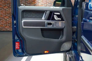 Mercedes G 63 AMG in Blue Super Car Dealership in UAE