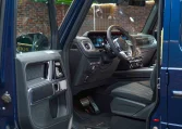 Mercedes G 63 AMG in Blue Luxury Car Dealership in UAE