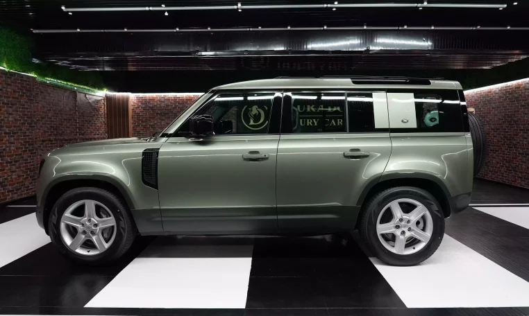 Buy 2023 Land Rover Defender P400 SE: Luxury in Elegant Green Exotic car in Dubai