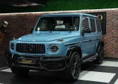 Mercedes-Benz G-Class Double Night Package in China Blue for Sale in Dubai UAE