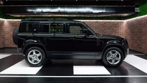 Land Rover Defender 110 P400 SE in Black Luxury car for sale in Dubai UAE