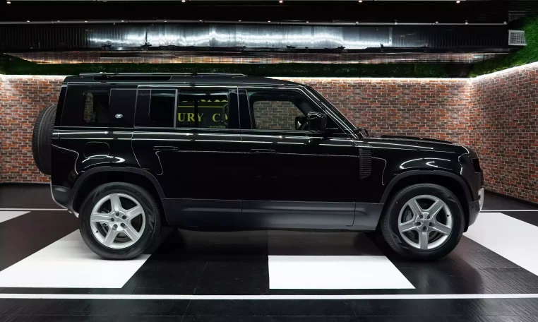Land Rover Defender 110 P400 SE in Black Luxury car for sale in Dubai UAE