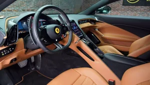Buy Ferrari Roma 2023 in Verde British Racing Luxury Car in Dubai