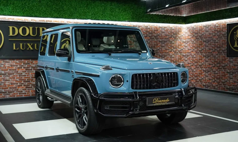 Mercedes-Benz G-Class Double Night Package in China Blue for Sale