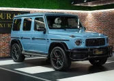 Mercedes-Benz G-Class Double Night Package in China Blue Car Dealership in UAE