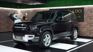 Land Rover Defender 110 P400 SE in Black exotic car for sale in UAE