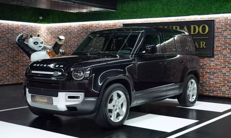 Land Rover Defender 110 P400 SE in Black exotic car for sale in UAE