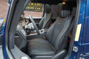 Mercedes G 63 AMG in Blue Exotic Car Dealership in UAE