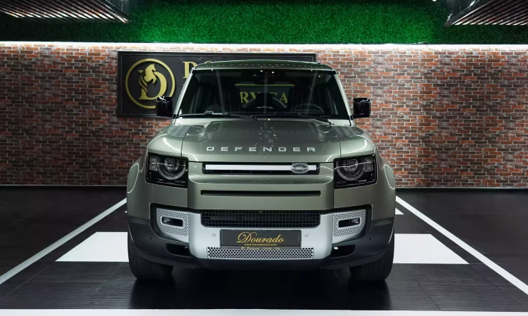 Buy 2023 Land Rover Defender P400 SE: Luxury in Elegant Green Luxury car