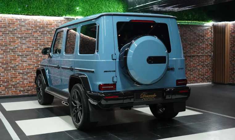 Mercedes-Benz G-Class Double Night Package in China Blue Exotic Car for Sale in Dubai