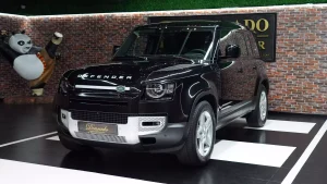 Land Rover Defender 110 P400 SE in Black Luxury car for sale in Dubai