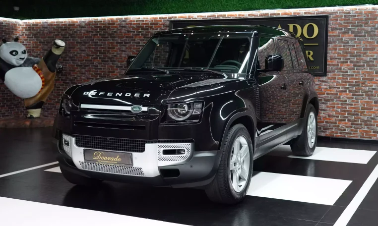 Land Rover Defender 110 P400 SE in Black Luxury car for sale in Dubai