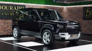 Land Rover Defender 110 P400 SE in Black for sale in Dubai