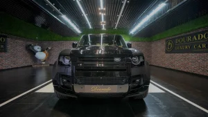 Dubai Land Rover Defender in Grey Exotic Car