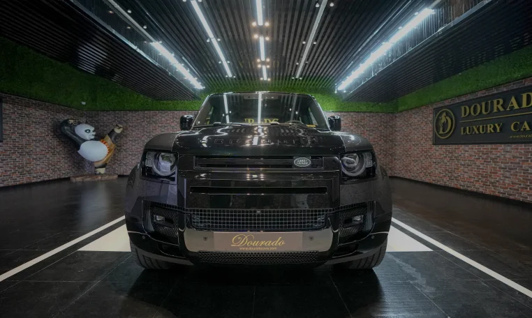 Dubai Land Rover Defender in Grey Exotic Car