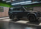 Dubai Land Rover Defender in Grey Luxury car